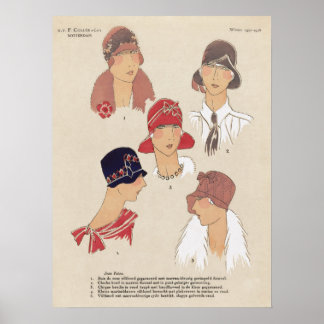 Vintages Illustrations-Poster Poster