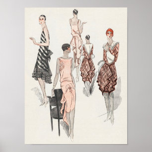 Vintages Illustrations-Poster Poster