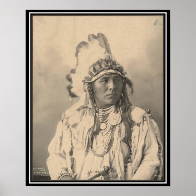 Vintages Indian: Gepunktetes Jack Kaninchen, Crow  Poster (Vorne)