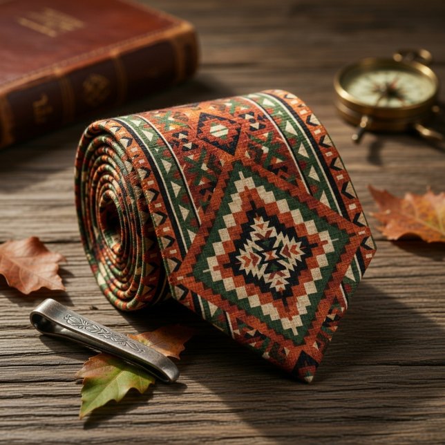 Vintages Indianermuster Krawatte (Von Creator hochgeladen)