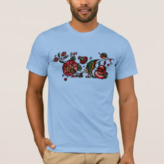 Vintages indisches Cotton Chintz Fabric T-Shirt