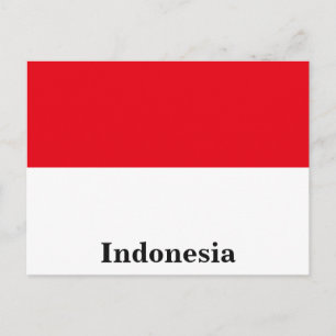Vintages Indonesien Asien Bangkok Flaggenreise Tou Postkarte