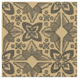 Vintages indonesisches Ikat-Muster Stoff