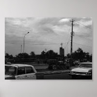 Vintages Irak Baghdad Straßentaxis