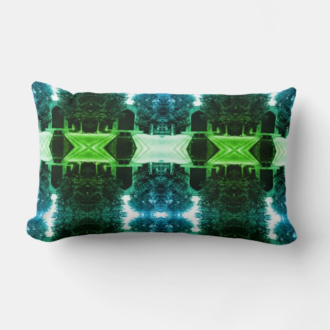 Vintages Iran Isfahan-Moschee Lendenkissen (Vorderseite)