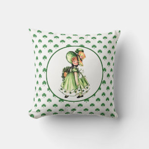Vintages Irish Little Girl Geschenk Kissen