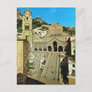 Vintages Italien, Amalfi-Kathedrale Postkarte