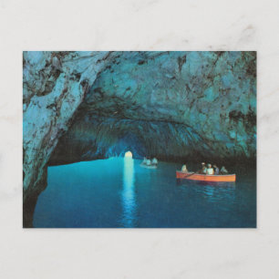 Vintages Italien, Capri, Blaue Grotte Postkarte