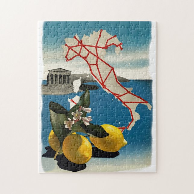 Vintages Italien Puzzle (Vertikal)
