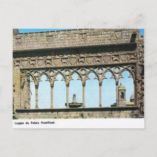 Vintages Italien, Rom, Vatikan, Papstpalast Postkarte
