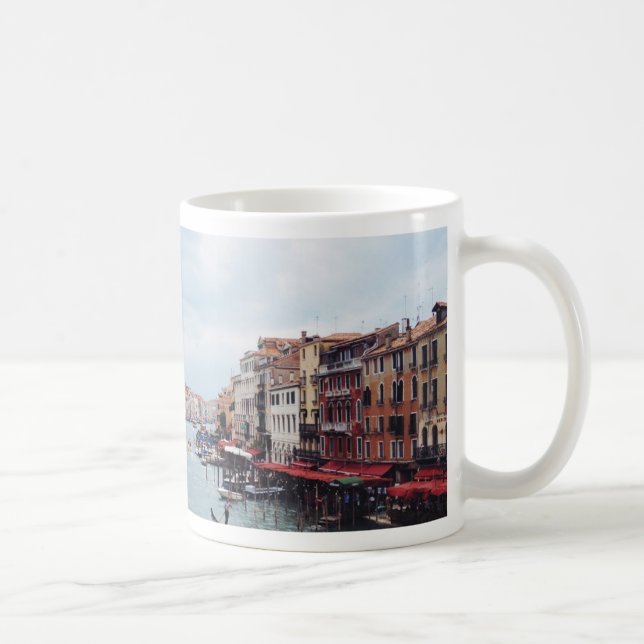 Vintages Italien - Venedig-Kanal-Foto Tasse (Rechts)