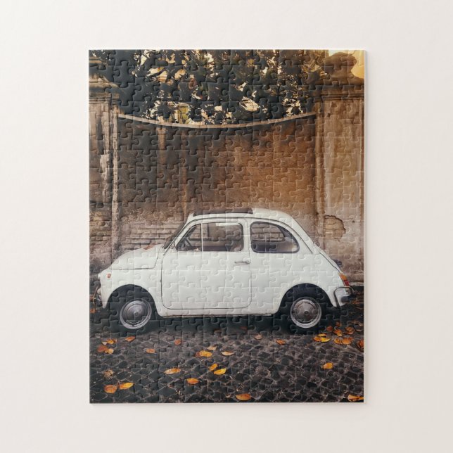 Vintages italienisches Auto Puzzle (Vertikal)