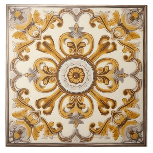 Vintages italienisches Mittelmeer-Muster Fliese