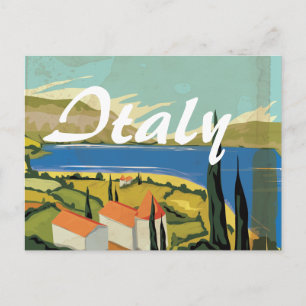 Vintages italienisches Poster Postkarte