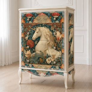 Vintages Jade und Jugendstil Seidenpapier