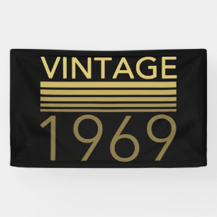 Vintages Jahr 1969 Banner