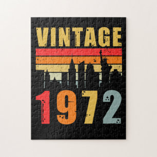 Vintages Jahr 1972 Puzzle