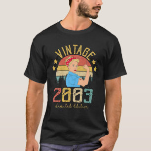 Vintages Jahr 2003 Geburt 2003 18. T-Shirt
