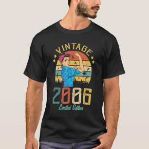 Vintages Jahr 2006 Geburt 16 Jahre Frauen 2006 T-Shirt