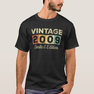 Vintages Jahr 2009 Geburt 12 Jahre Frauen 12 Jahre T-Shirt