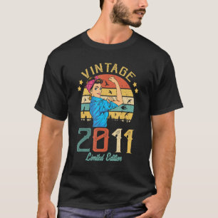 Vintages Jahr 2011 Geburt 2011 Frauen 11 T-Shirt