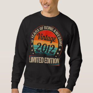 Vintages Jahr 2012 10 Jahre Phantastisch zum Gebur Sweatshirt