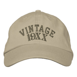 Vintages Jahr anpassbar Bestickte Baseballkappe