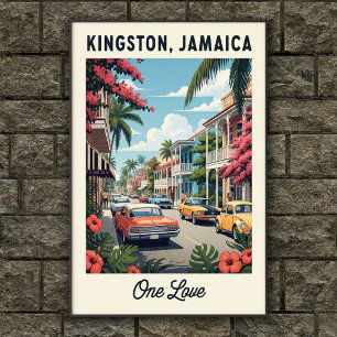 Vintages Jamaica Travel Poster der 60er Jahre