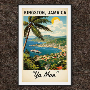 Vintages Jamaica Travel Poster der 60er Jahre