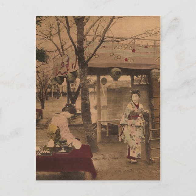 Vintages Japan Postkarte (Vorderseite)