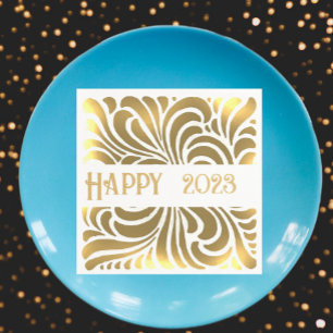 Vintages Japanisch abstrakt drehen - glücklich 202 Serviette