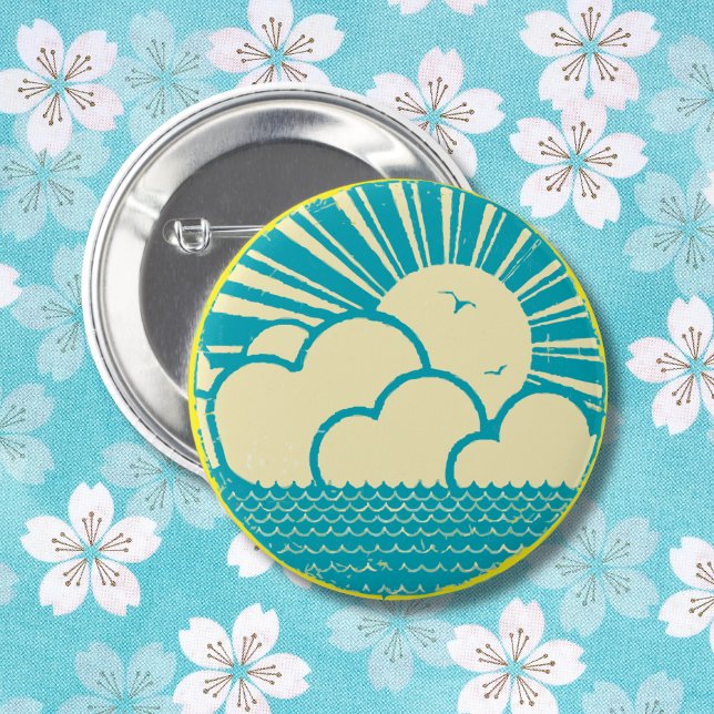 Vintages japanisches Design Button (Von Creator hochgeladen)