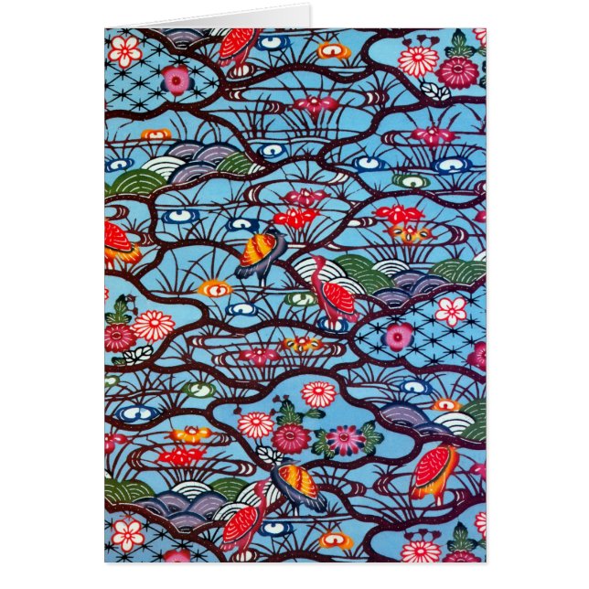 Vintages japanisches Kimono Textile (Bingata) (Vorne)