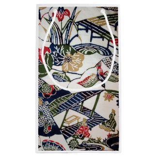 Vintages japanisches Kimono Textile (Bingata) Kleine Geschenktüte