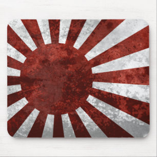 Vintages japanisches Land Japans von steigendem Mousepad