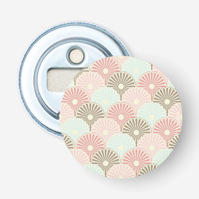 Vintages japanisches Muster Flaschenöffner (Vorderseite)