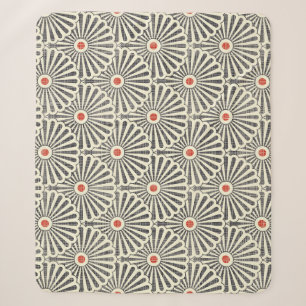 Vintages japanisches Muster, nahtlose Textur. Sherpadecke