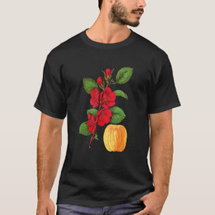 Vintages japanisches Quince Tree Botanisches Muste T-Shirt
