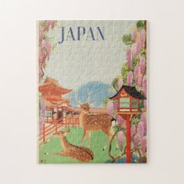 Vintages japanisches Reiseplakat 1930 Puzzle