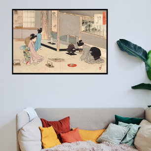 Vintages japanisches Teezeremonie Art 6 Poster