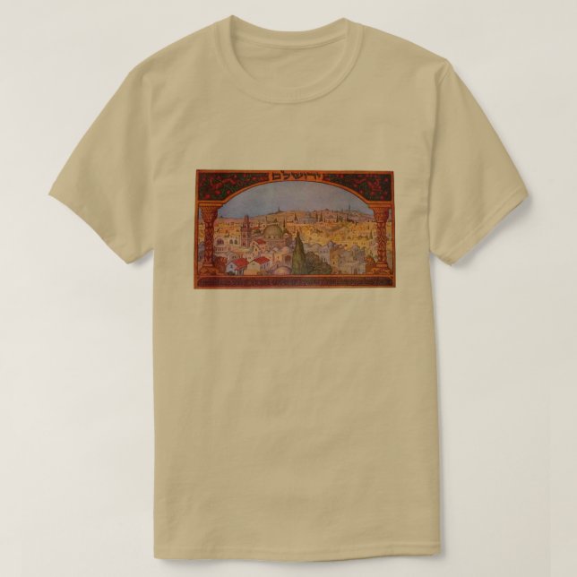 Vintages Jerusalem T-Shirt (Design vorne)