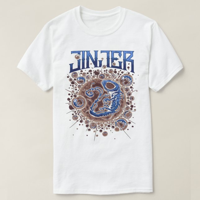 Vintages Jinjer Cemity-Logo und Film T-Shirt (Design vorne)