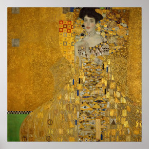 Vintages Jugendstil Adele Bloch-Bauer I von Klimt Poster