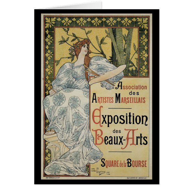 Vintages Jugendstil, Ausstellung des Beaux Arts (Vorne)