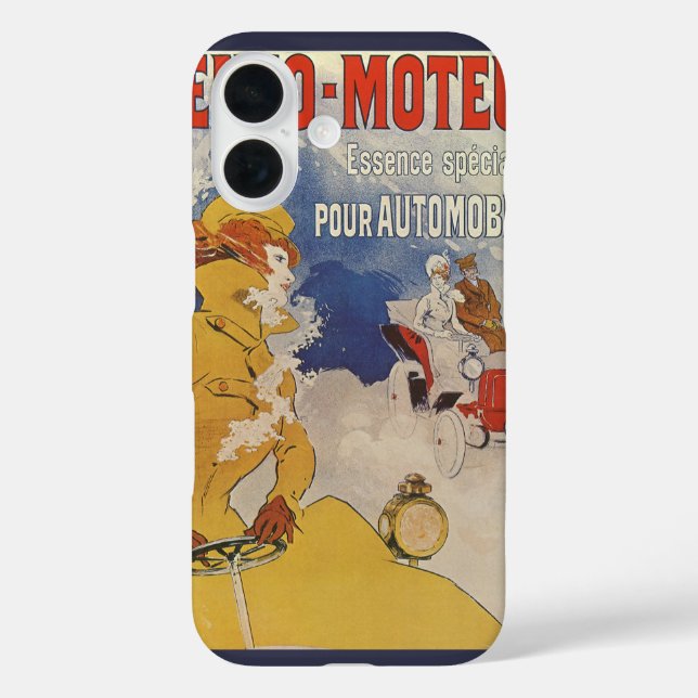 Vintages Jugendstil, Benzo Moteur von Jules Cheret Case-Mate iPhone Hülle (Rückseite)