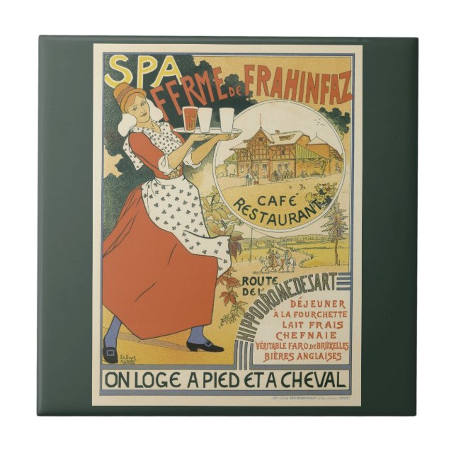 Vintages Jugendstil, Bier Bar Restaurant und Café Fliese (Vorderseite)