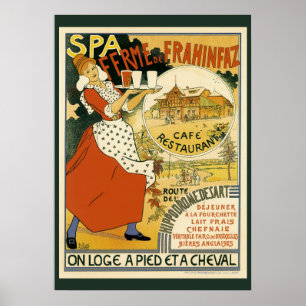 Vintages Jugendstil, Bier Bar Restaurant und Café Poster