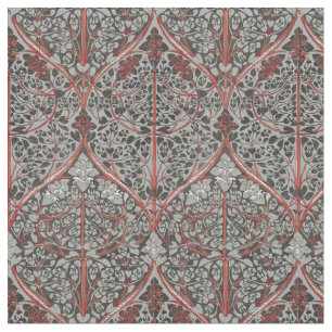 Vintages Jugendstil-Blumenmuster Stoff