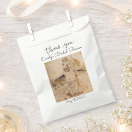 Vintages Jugendstil-Brautparty Geschenktütchen