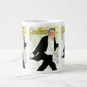 Vintages Jugendstil, Caudieux von Toulouse Lautrec Jumbo-Tasse